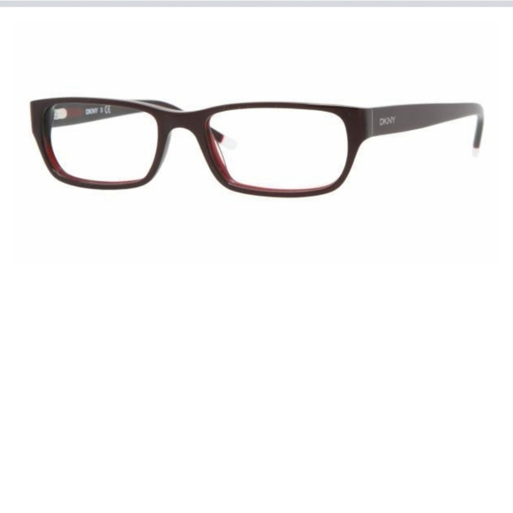 DKNY PERSCRIPTION GLASSES FRAMES NEW EYEGLASSES BURGUNDY COLOR
